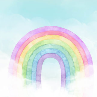 HVN02 Pastel Rainbow Clouds
